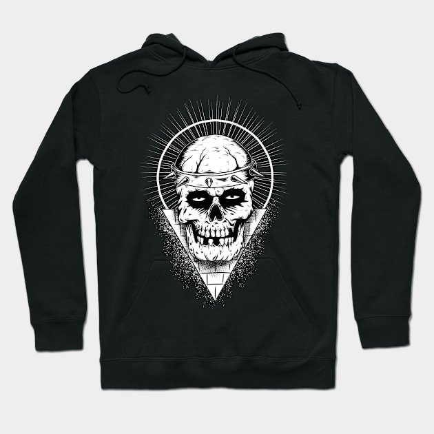 Bull Skull Hoodie by Candy Store